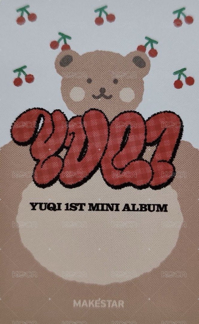 YUQ1 ms 線下3.0 簽售卡 小熊琦  背面