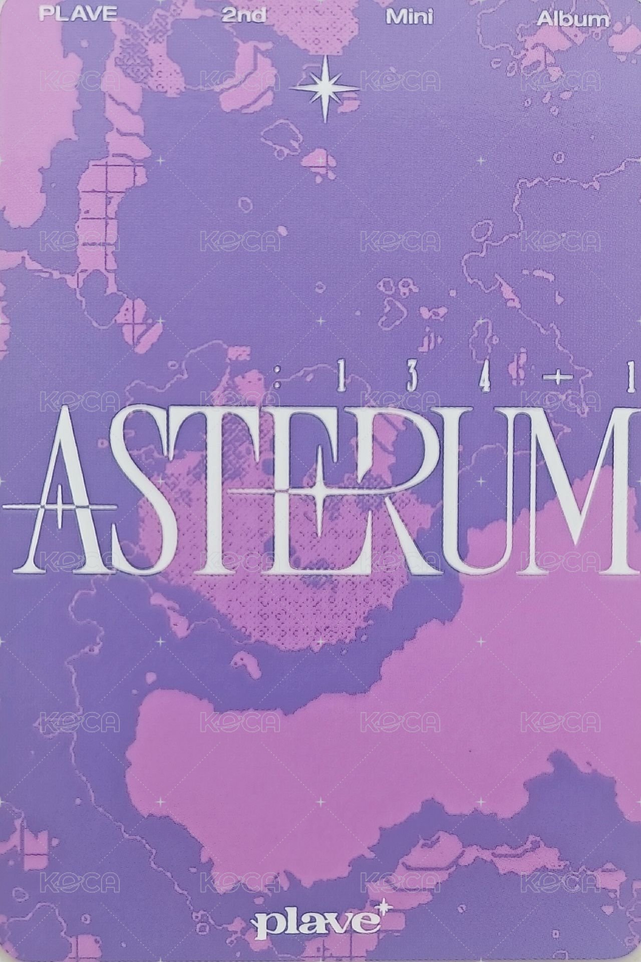 asterun 專輯卡 諾亞銀虎迷二雙人卡 背面
