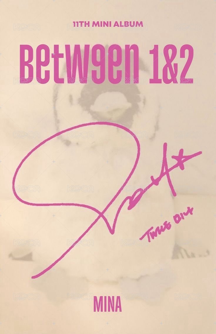 BETWEEN 1&2 專輯卡 專卡 背面