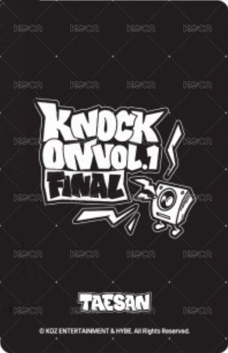 Knock On 巡迴 隨機卡 FINAL場周 4 背面
