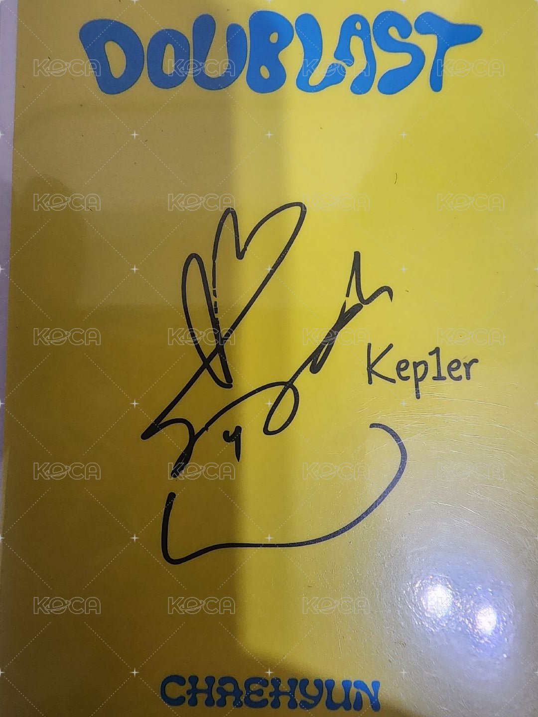 DOUBLAST 隨機卡 kep1er 迷二快閃店卡包卡 背面