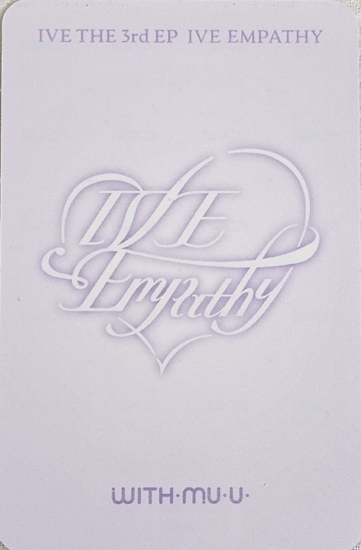 IVE EMPATHY wm 幸運卡 - 背面