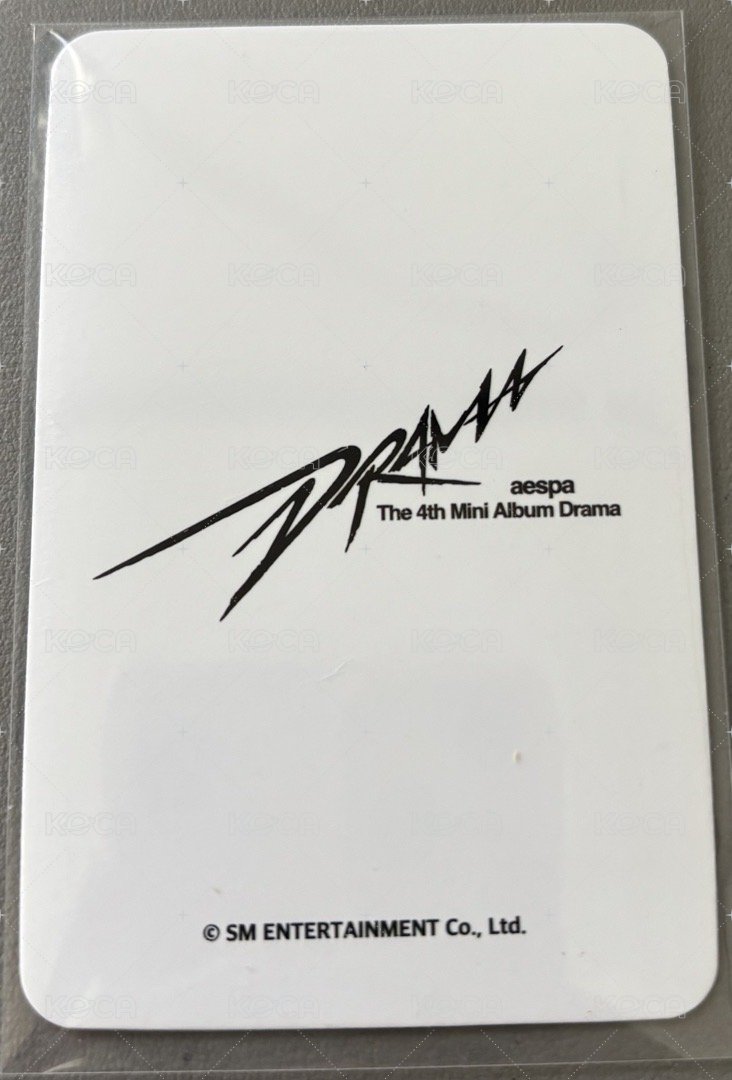 Drama KMStore 特典卡 蝦皮預售冬 小熊冬 背面