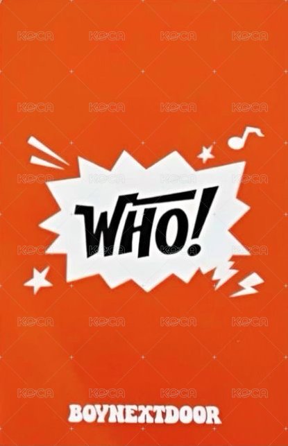 WHO! 專輯卡 電子專卡 1 背面