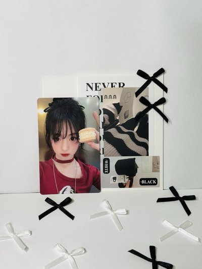 BABYMONSTER AHYEON 鄭雅賢 白色情人節馬卡龍韓背