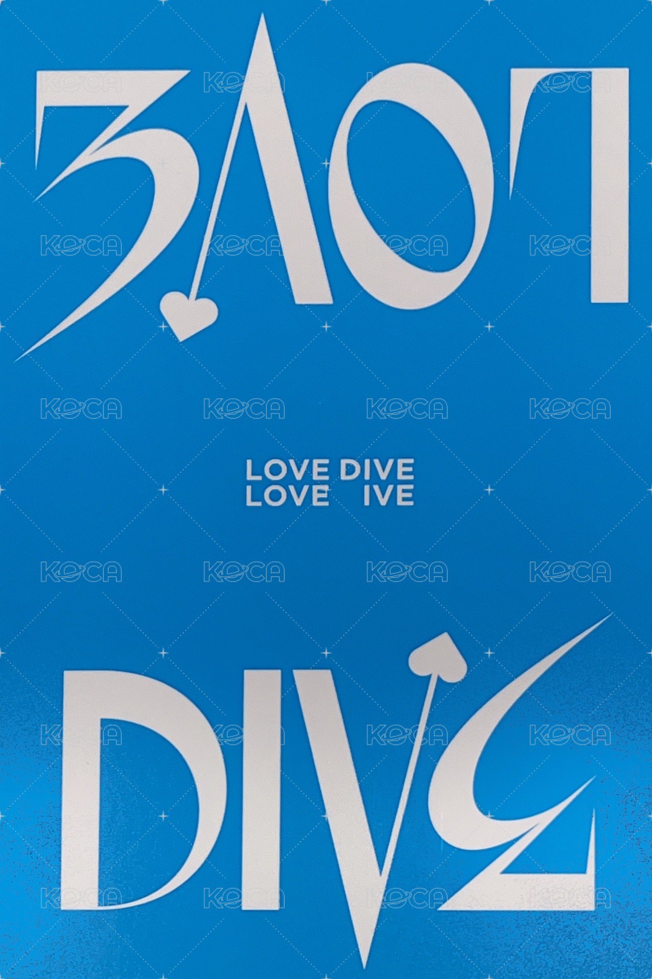 LOVE DIVE 星船 特典卡 PB版秋 背面