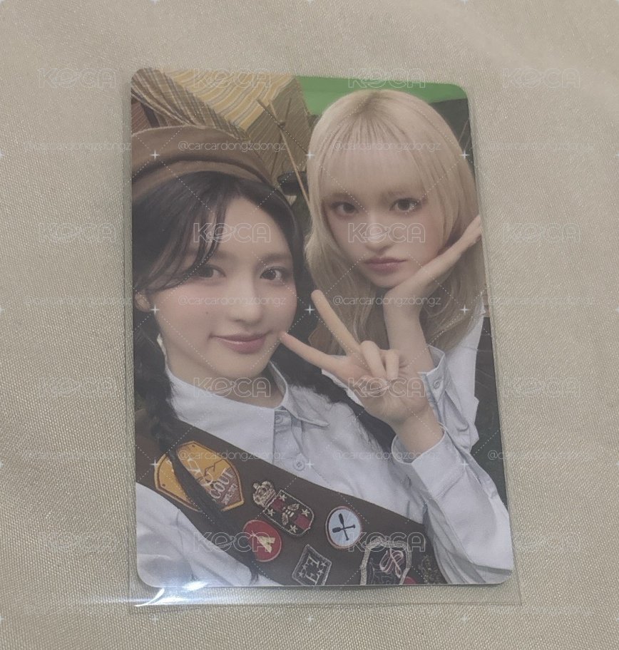 IVE SCOUT 隨機卡包 金秋天 Liz 雙人卡