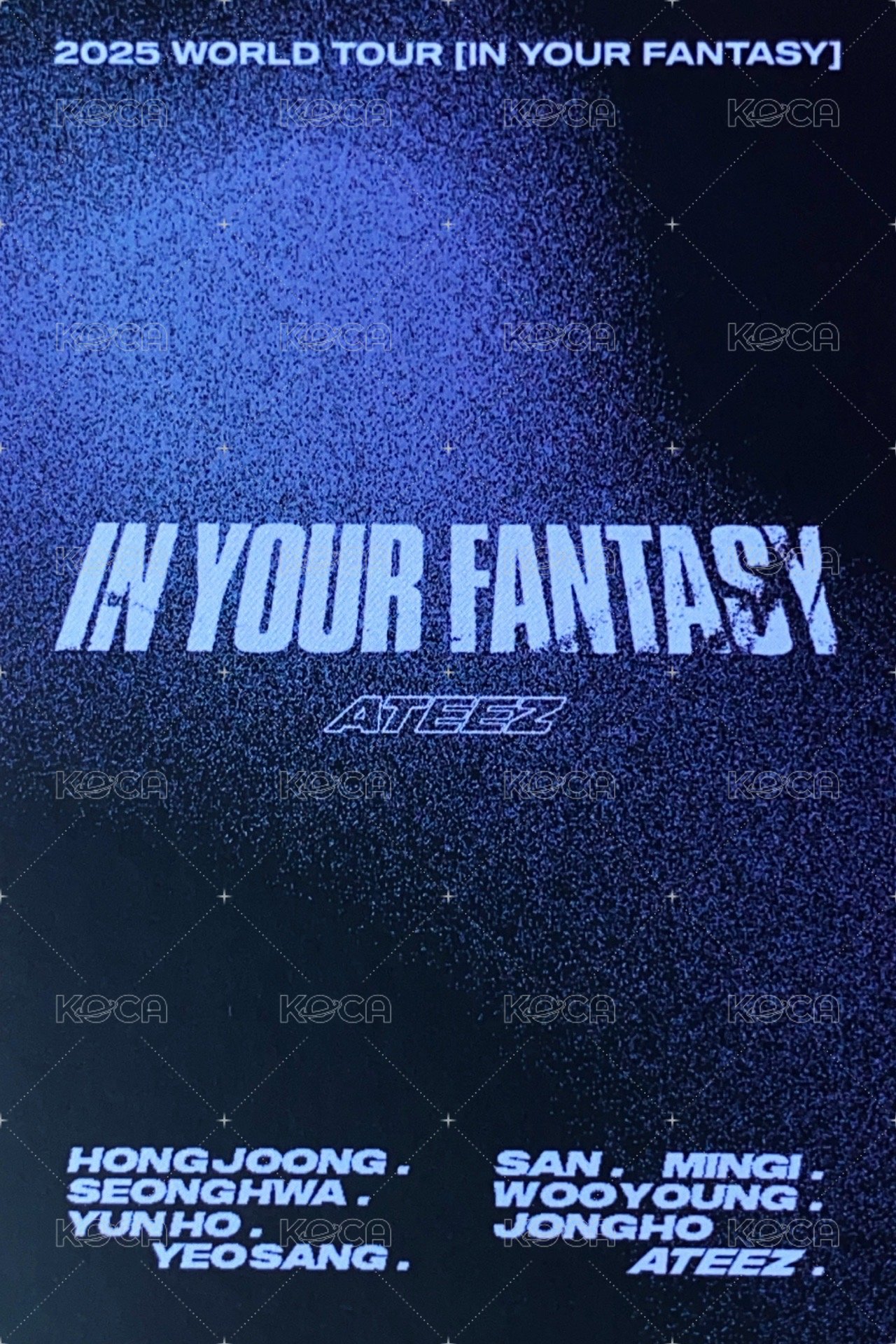 ATEEZ 2025 WORLD TOUR [IN YOURFANTASY] IN INCHEON 周邊卡 MITO卡套 背面