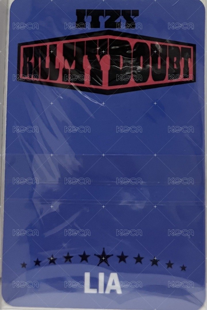 KILL MY DOUBT 專輯卡 ITZY LIA 專卡 背面