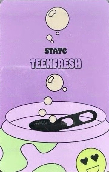 TEENFRESH   特典卡 美網 US 莎 背面