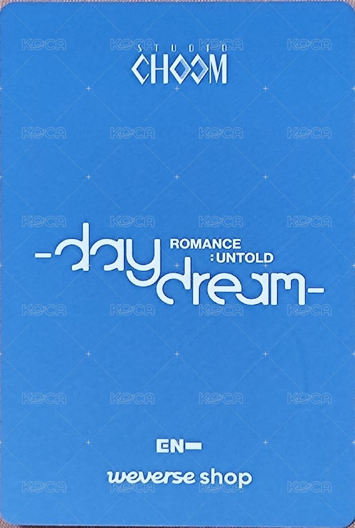 正二後續 wvs 特典卡 ROMANCE:UNTOLD -daydream- sc JAKE 背面