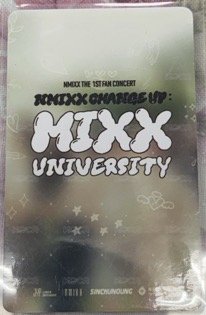 MIXX UNIVERSITY 入場卡 / 場限卡 1ST FAN CONCERT DAY 1 IN HONGKONG 入場卡裴 背面