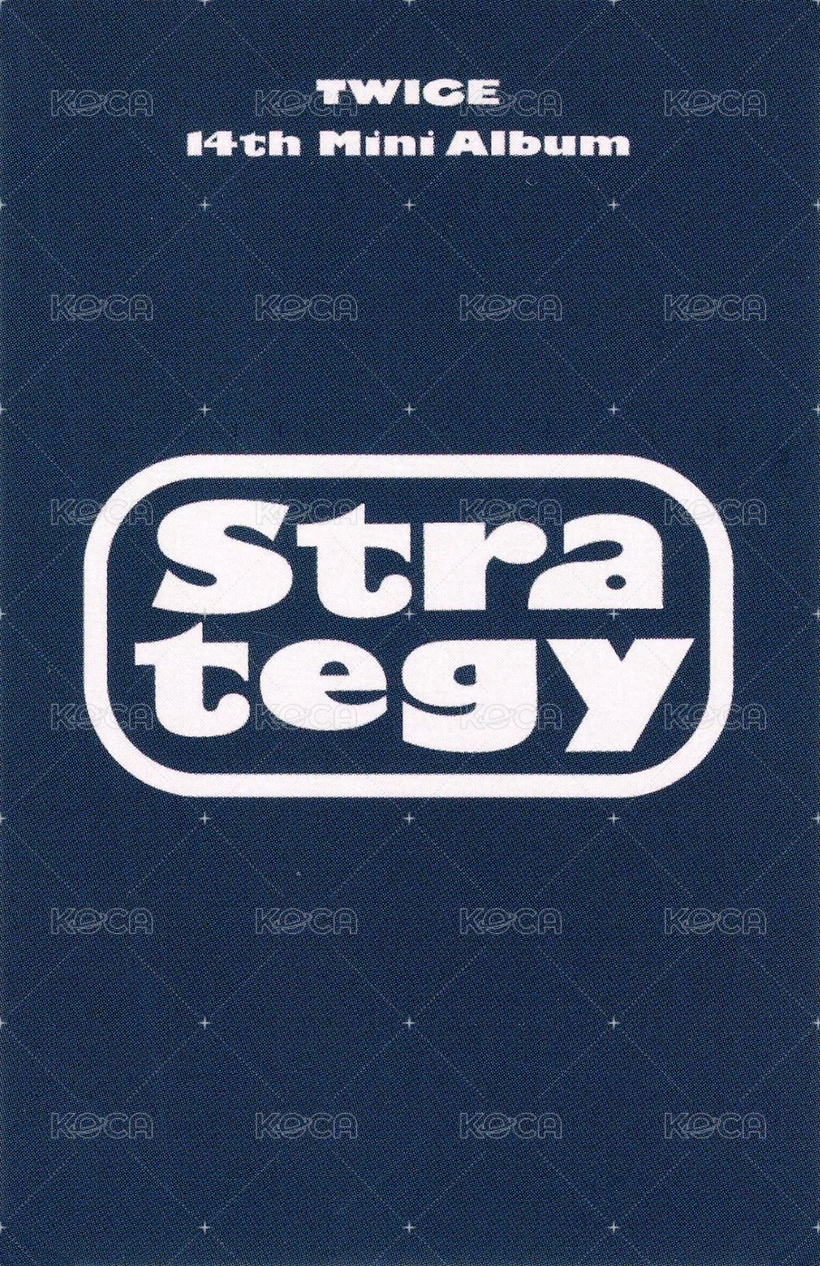STRATEGY wm 預售 特典卡 單封ver. 背面