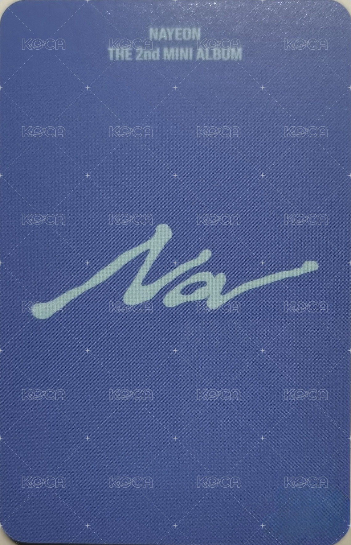 nalo 2 wm 特典卡 solo 特典 背面