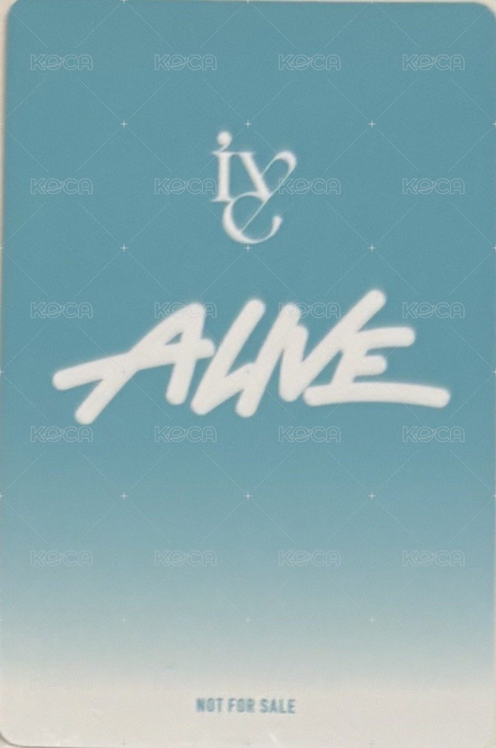 ALIVE 入場卡 / 場限卡 0816大阪場限 背面