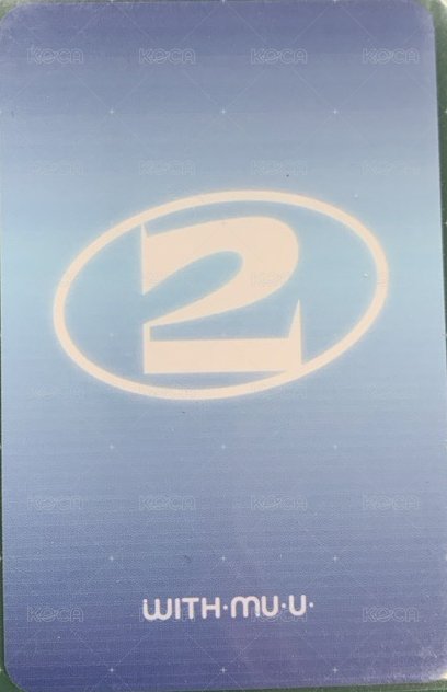 正規二 wm 特典卡 琦 背面