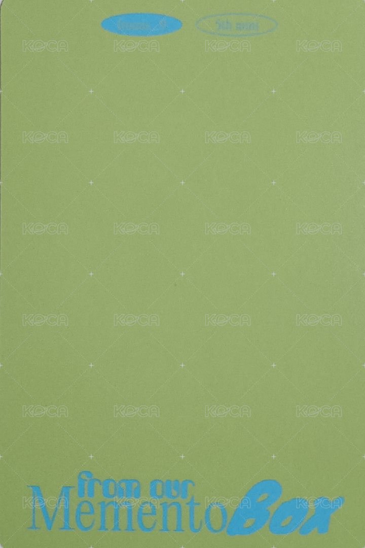 from our Memento Box 專輯卡 迷五 Dream版池原 背面