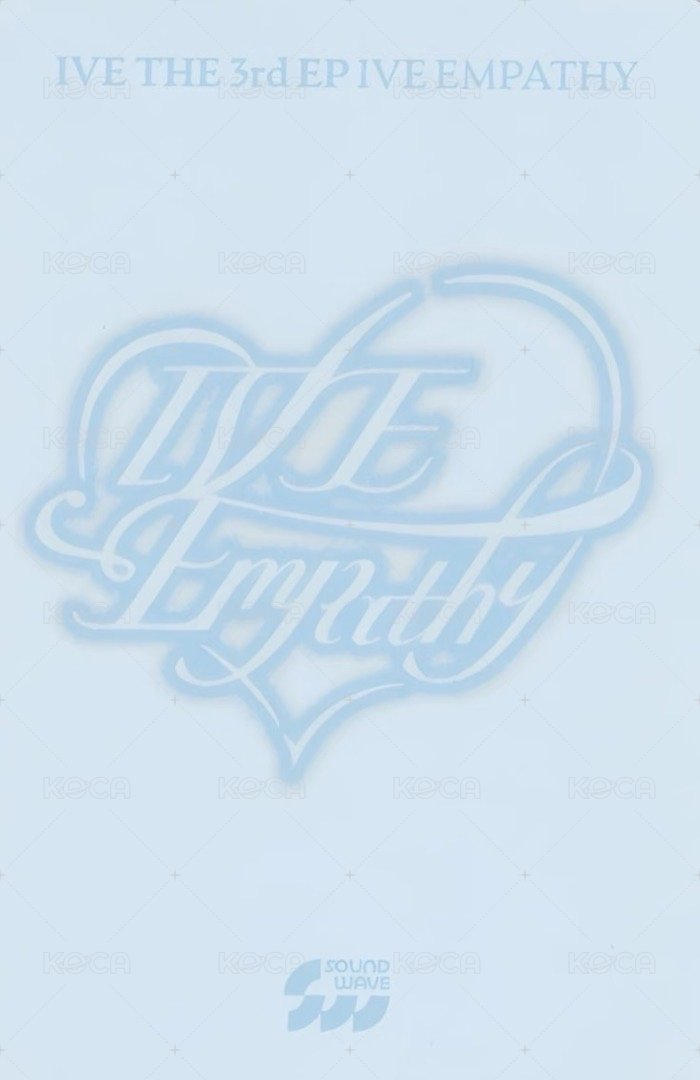 IVE EMPATHY sw 6.0 簽售卡  背面