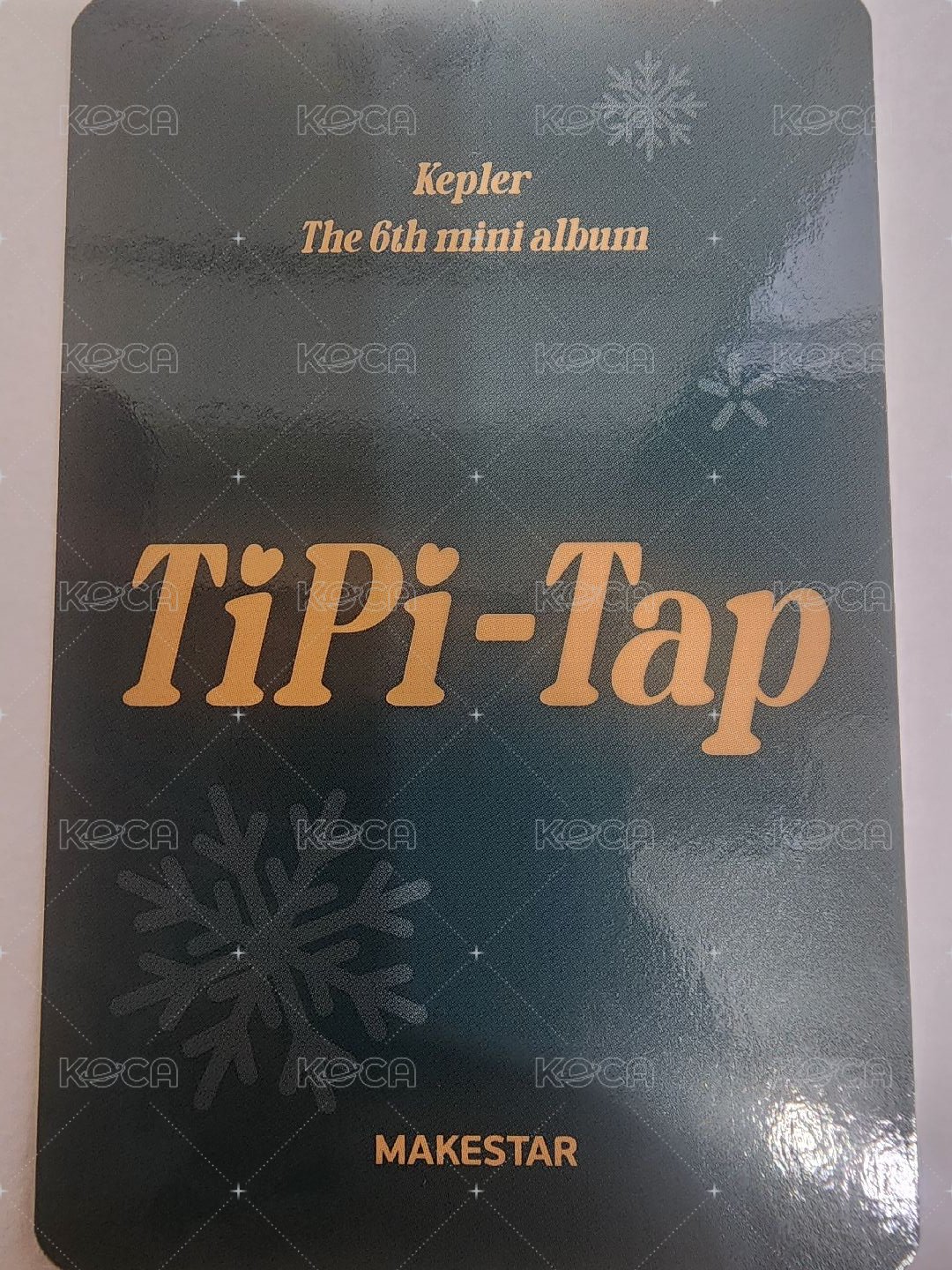 特典卡 kep1er 迷六 tipi tap特典 背面