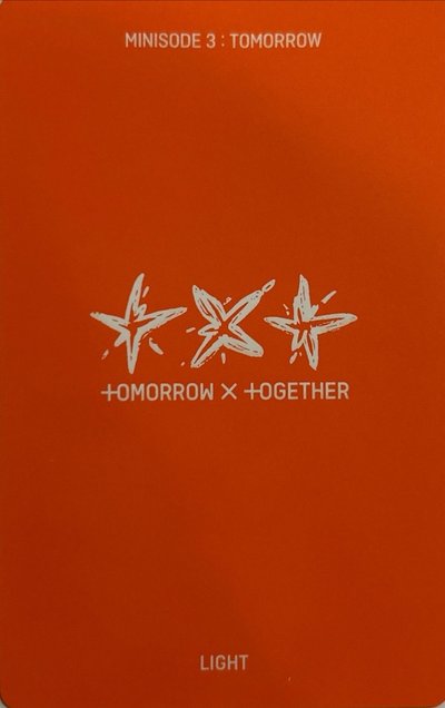 TXT 迷你六專 Light版單封崔秀彬小卡 Soobin
