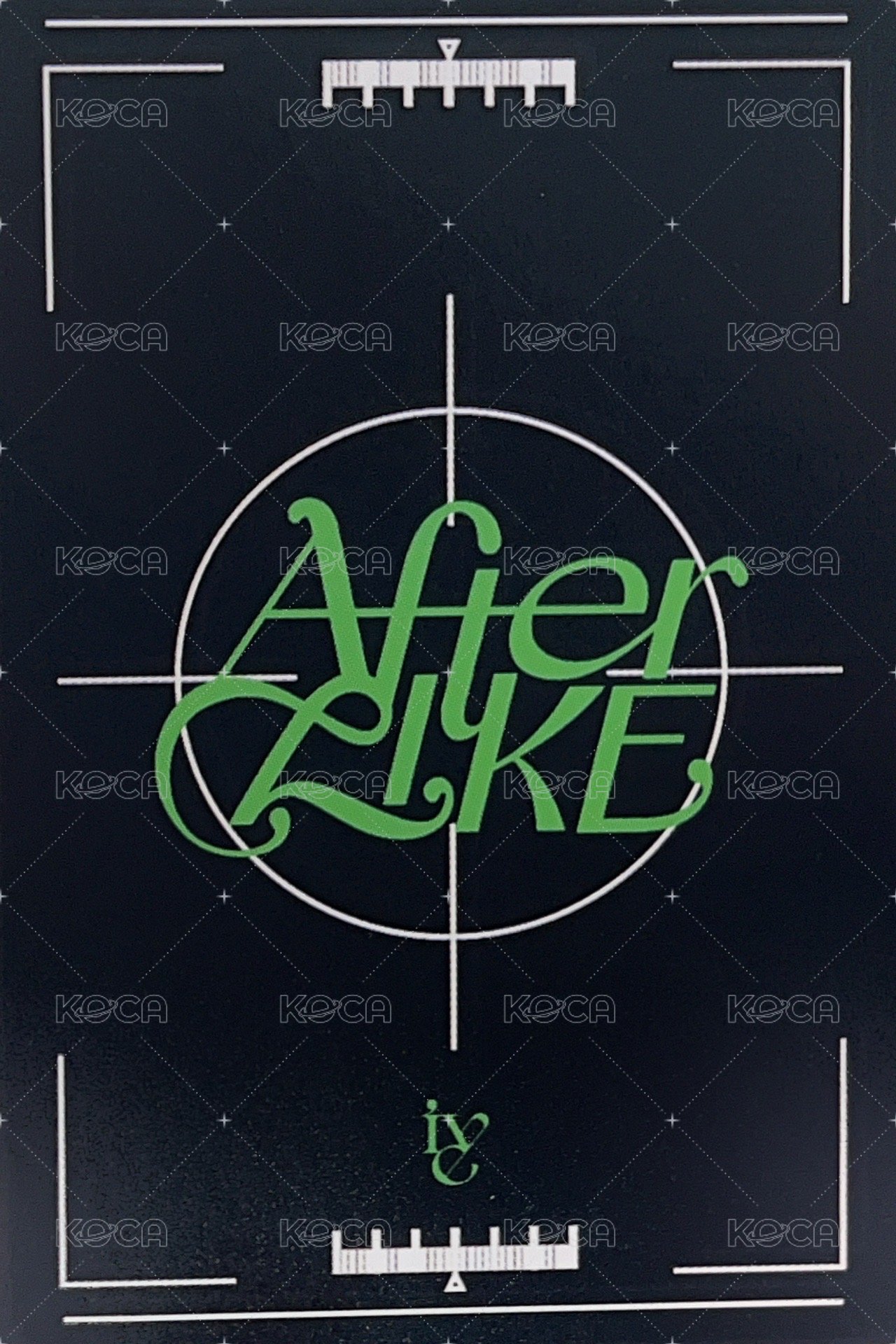 After LIKE wm 特典卡 3.0秋 背面