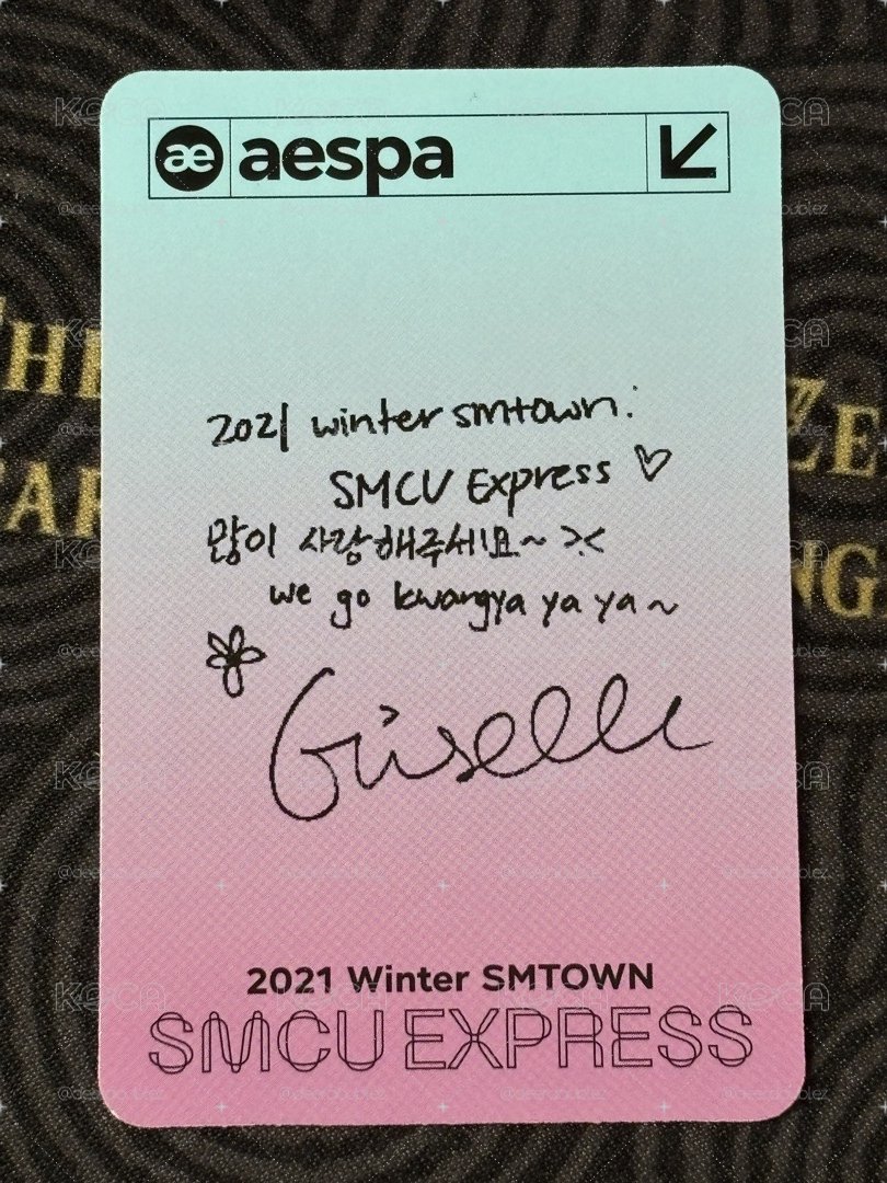 2021冬 SMTOWN 團封專卡吉