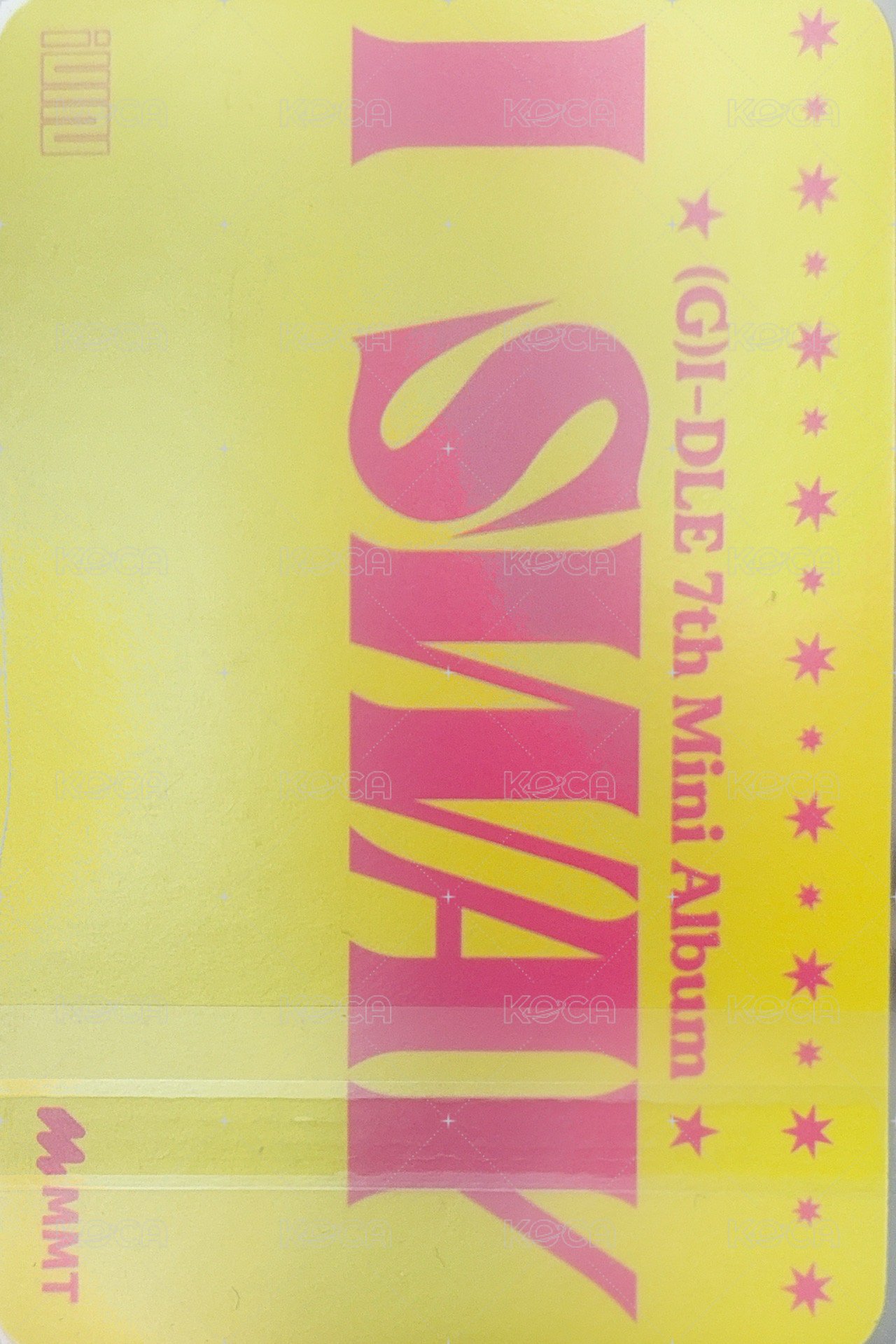 I SWAY mmt 特典卡  背面