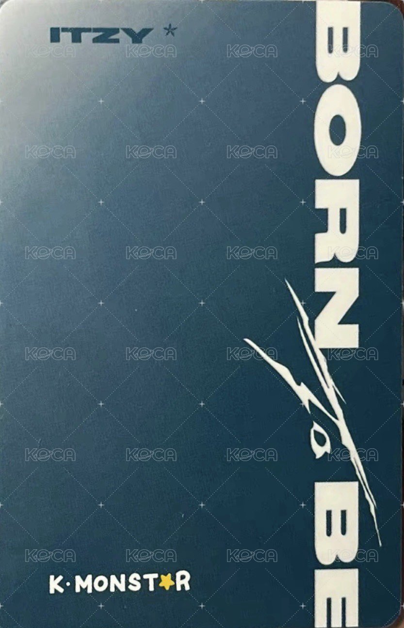 BORN TO BE km 台北 1.0 簽售卡 半心 背面