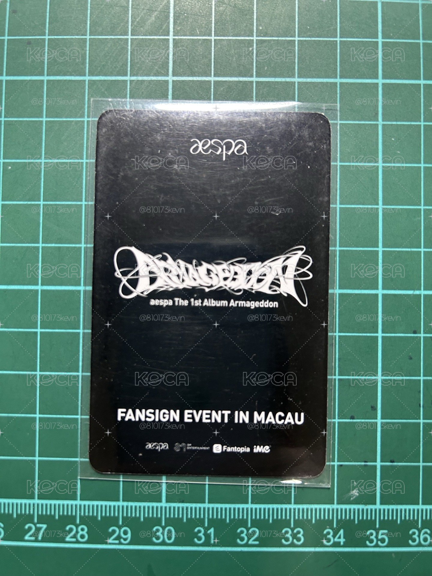 aespa Armageddon 澳門簽售 特典 吉