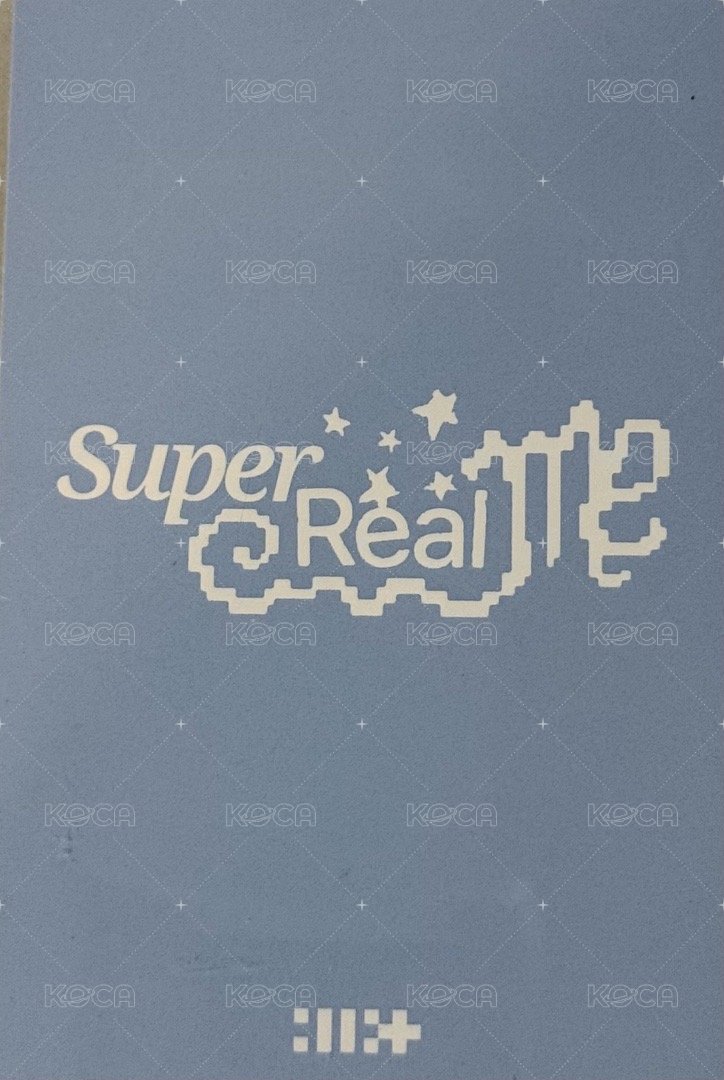 SUPER REAL ME 專輯卡 電子專 ver. B 背面