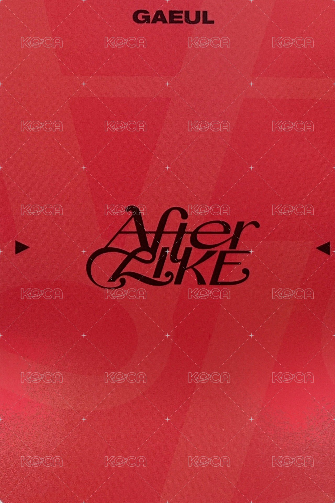 After LIKE 星船 特典卡 PB版秋 背面