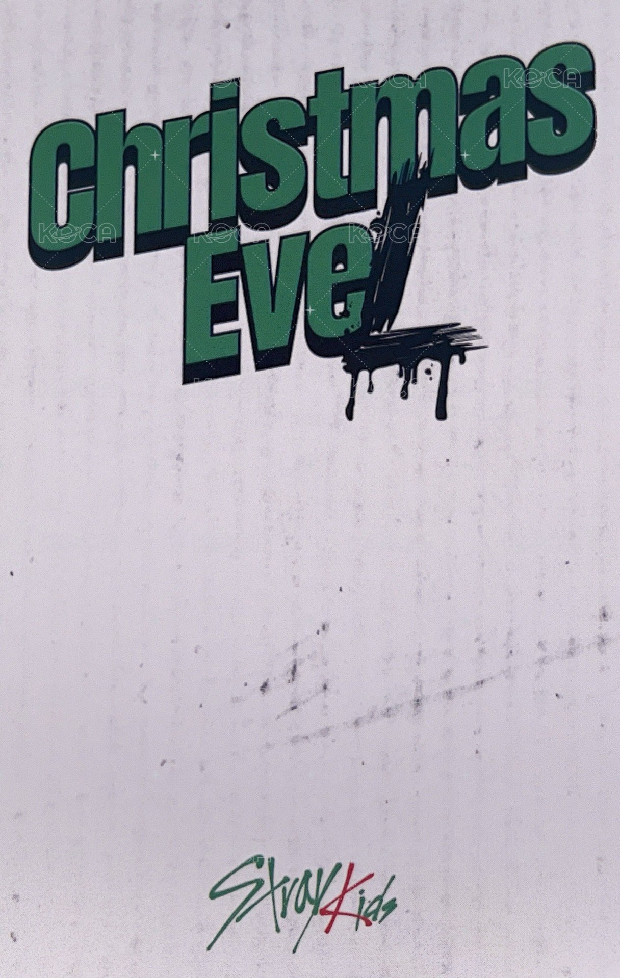 Christmas EveL 專輯卡 預購禮 背面