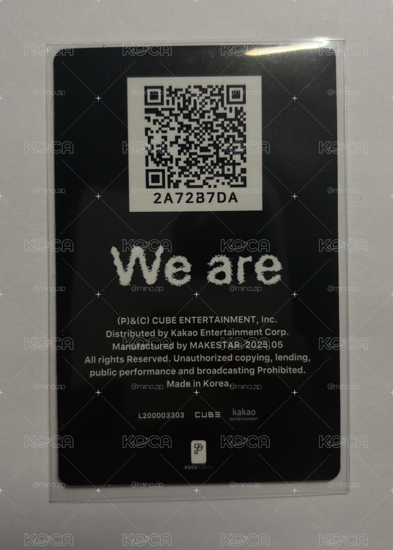 We are 專卡 poca ver.