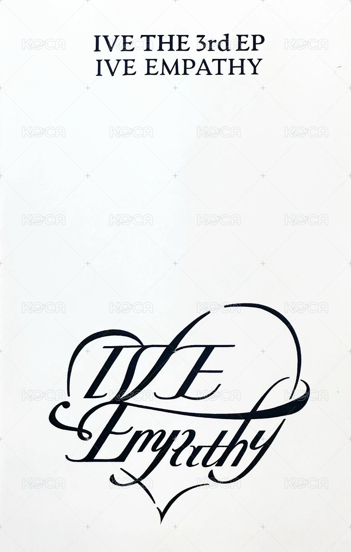 IVE EMPATHY 星船 特典卡 SSQ星典DIGIPACK 秋天 背面