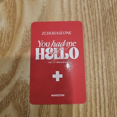 ZEROBASEONE You had me at HELLO MS特典 救生員 金泰來 Kim Tae Rae