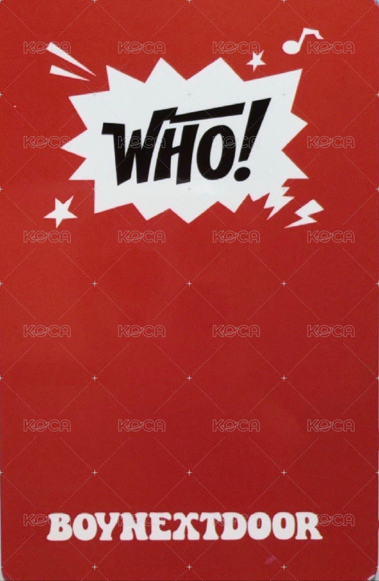 WHO! yzy 2.0 幸運卡 4 背面