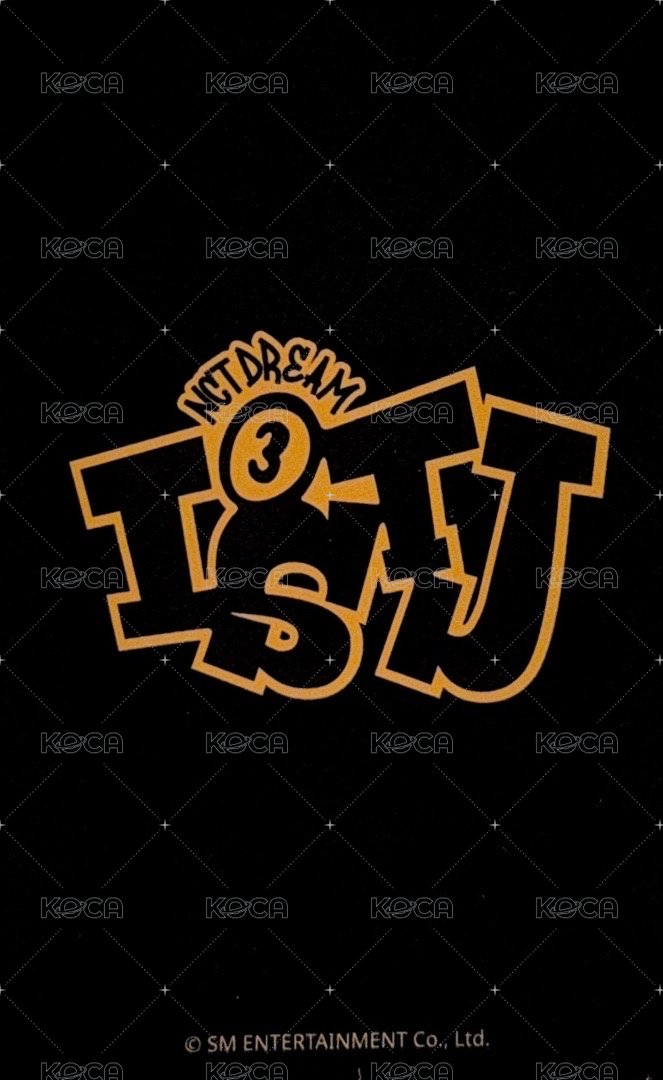 ISTJ am 特典卡 朴志晟1.0特典 背面