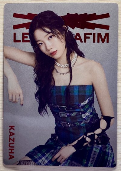 2023LE SSERAFIM JAPAN WAFER CARDS #R-14 KAZUHA 