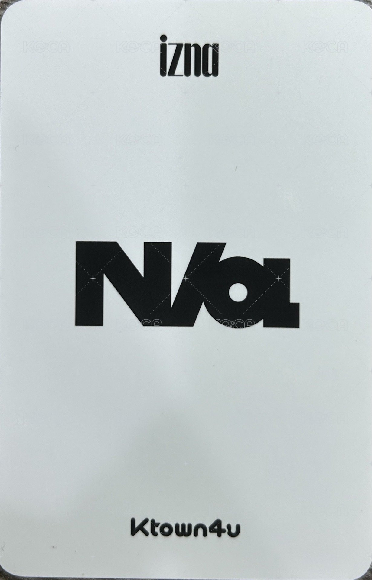 N/a k4 幸運卡  背面