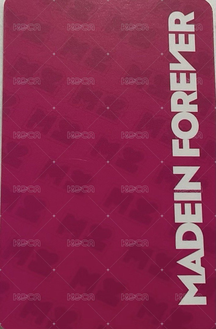 MADEIN FOREVER 專輯卡 CP卡 背面