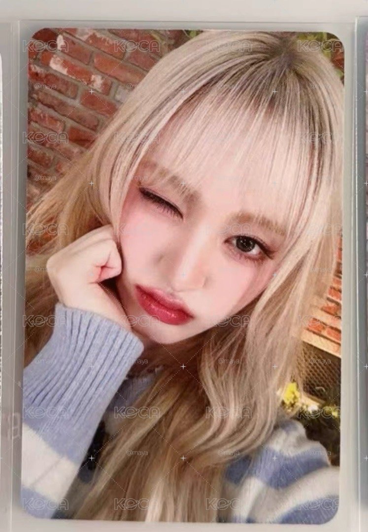 星河栗 中文卡背 sr栗 IVE LIZ