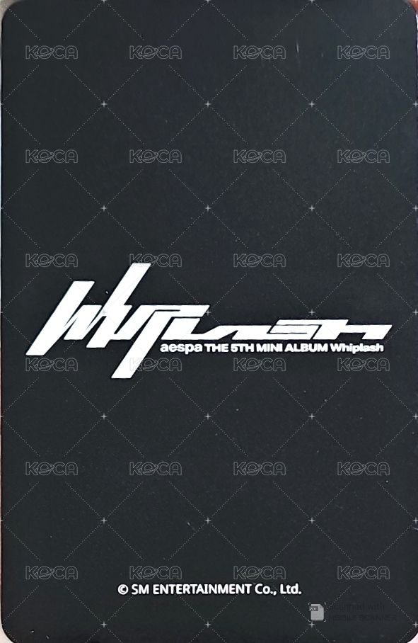 Whiplash am 特典卡 預售吉 背面