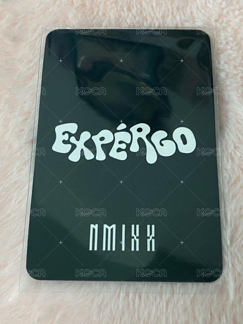 expérgo mk 特典卡 預售莉 背面