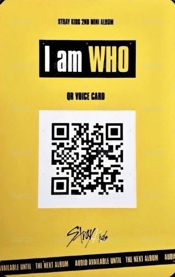 I am WHO 專輯卡  背面