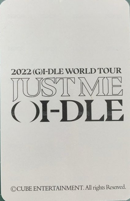 特典卡 2022世巡妮 背面