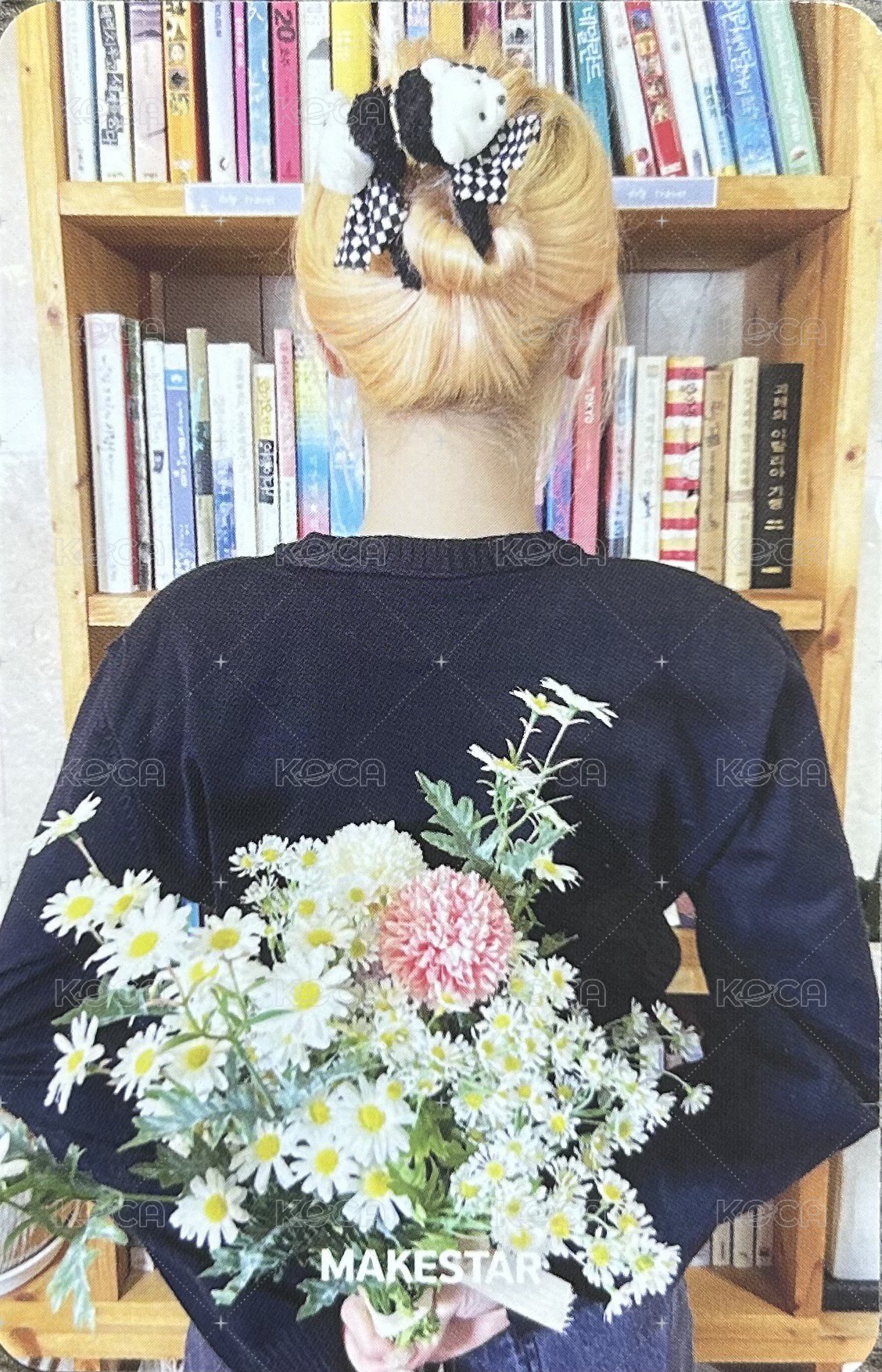I LOVE ms ms3.0 特典卡 捧花琦 背面