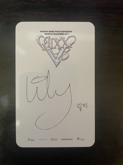 NMIXX 台北入場卡4/20 莉