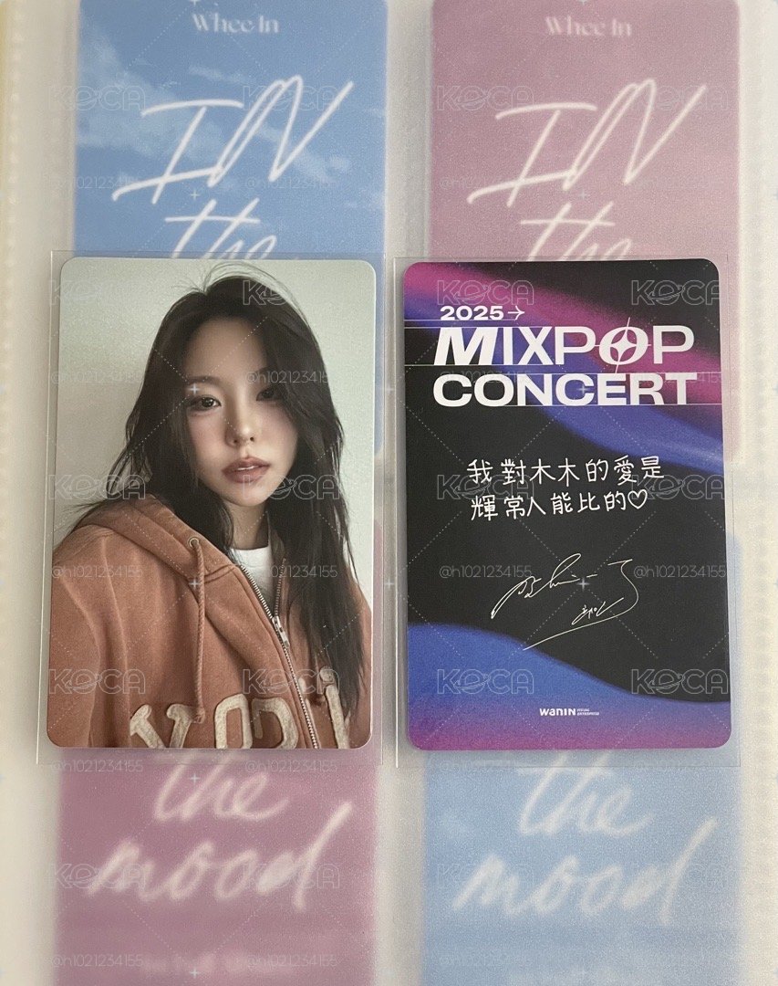 Wheein 輝人 MIXPOP 入場卡