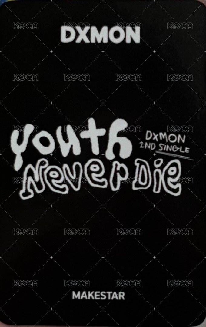 Youth Never DIE ms 特典卡 ｜特典 背面