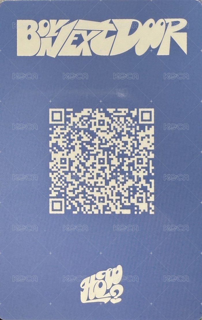 HOW? yzy 2.0 簽售卡 語音卡 2 背面